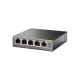TP-Link TL-SG1005P Verkkoyhteydet Hallitsematon Gigabit Ethernet (10/100/1000) PoE-tuki Musta