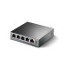 TP-Link TL-SG1005P Verkkoyhteydet Hallitsematon Gigabit Ethernet (10/100/1000) PoE-tuki Musta