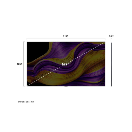 Televisio LG OLED97G51LW OLED 97" Smart