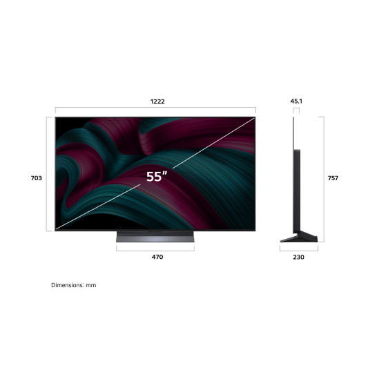 Televisio LG OLED55C51LA OLED 55" Smart