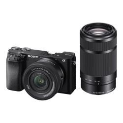Sony ILCE-6100 peilitön kamera + 16-50mm + 55-210mm objektiivi | Sony