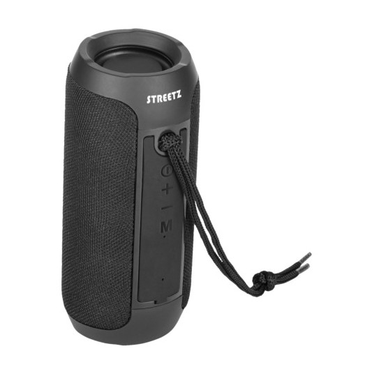 Bluetooth-kaiutin STREETZ, 2x5W, AUX, micro SD-liitäntä, musta / S250-BLK / 6612033