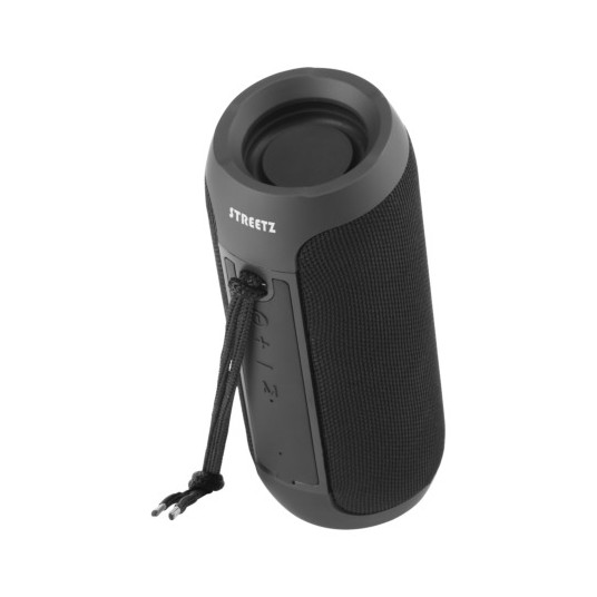 Bluetooth-kaiutin STREETZ, 2x5W, AUX, micro SD-liitäntä, musta / S250-BLK / 6612033