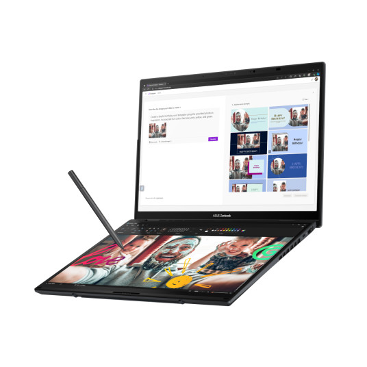 ASUS Zenbook Duo OLED UX8406CA-QL194W - 14" WUXGA OLED, Intel Core Ultra 9-285H, 32 GB RAM, 1 TB SSD, Intel Arc, Windows 11