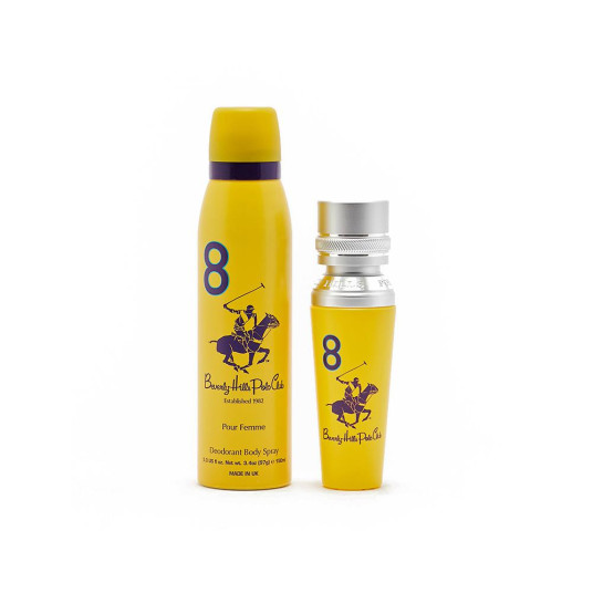 Naisten hajuvesi Beverly Hills polo club femme nº8 50ml + deodorantti spray 175ml