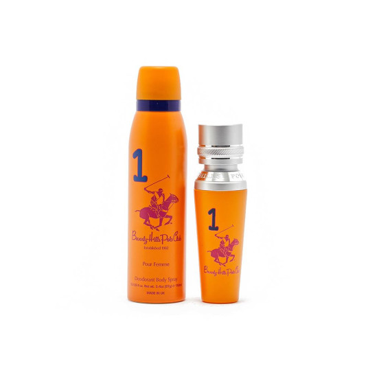 Naisten hajuvesi Beverly Hills polo club femme nº1 50ml + deodorantti spray 175ml