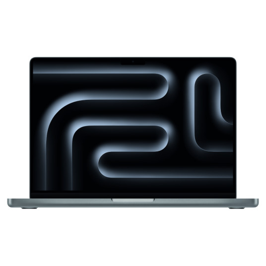 Apple MacBook Pro MXE03D/A Space Grau - 35,6 cm (14''), M3 8-ytiminen siru, 10 ytiminen näytönohjain, 16 Gt RAM-muistia, 1 TB SSD-levyasema