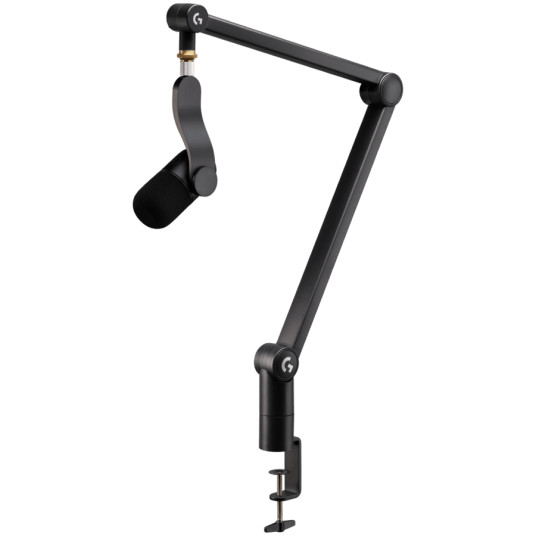 LOGITECH G Yeticaster GX Dynamic RGB Gaming Mic with LIGHTSYNC and Premium Desktop Microphone Boom Arm - BLACK - USB - N/A - WWi-9006 - EMEA