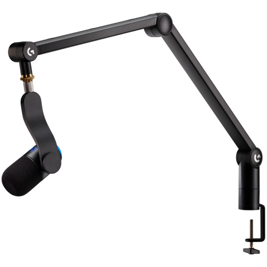 LOGITECH G Yeticaster GX Dynamic RGB Gaming Mic with LIGHTSYNC and Premium Desktop Microphone Boom Arm - BLACK - USB - N/A - WWi-9006 - EMEA