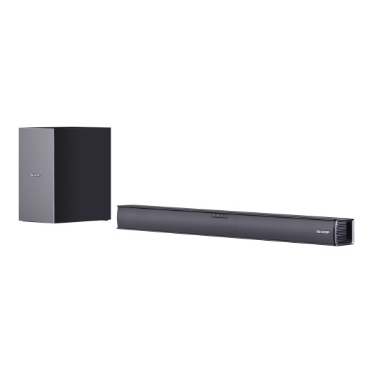 Sharp | HT-SBW182 2.1 Slim Soundbar | Black | No | AUX in | Bluetooth | HDMI, Optical, Bluetooth | 160 W | Wireless connection