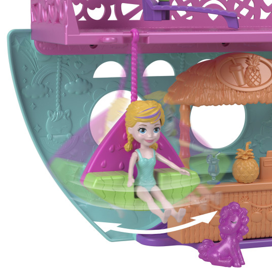 " Polly Pocket Unicorn Ship Set