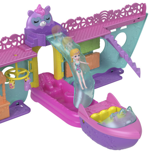 " Polly Pocket Unicorn Ship Set