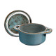 Staub Mini Cocotte Pyöreä 4 kpl. - 200 ml 40508-160-0 Antiikkiturkoosi
