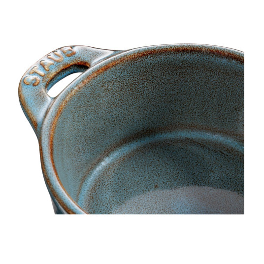Staub Mini Cocotte Pyöreä 4 kpl. - 200 ml 40508-160-0 Antiikkiturkoosi