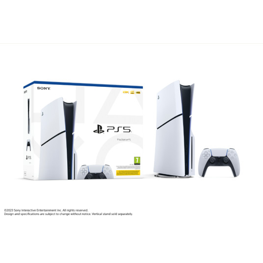 Pelikonsoli Sony Playstation 5 Slim (PS5) 1TB White Fortnite Cobalt Star Bundle