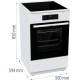 Induktioliesi sähköuunilla Gorenje GEIT5C60WPG