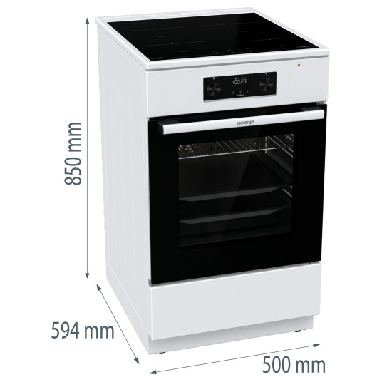 Induktioliesi sähköuunilla Gorenje GEIT5C60WPG