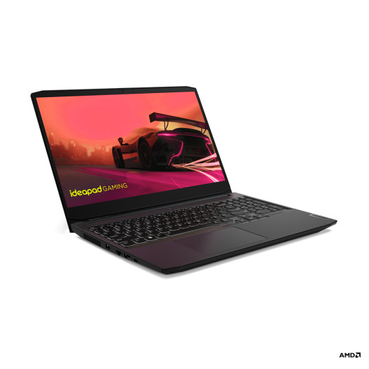 Lenovo IdeaPad Gaming 3 15ACH6, 15.6 FHD, AMD Ryzen 5 5500H, RAM 16GB (2x8), 512GB SSD, NVIDIA GeForce RTX 2050, Windows 11 Home, Shadow Black, 82K202CYMH