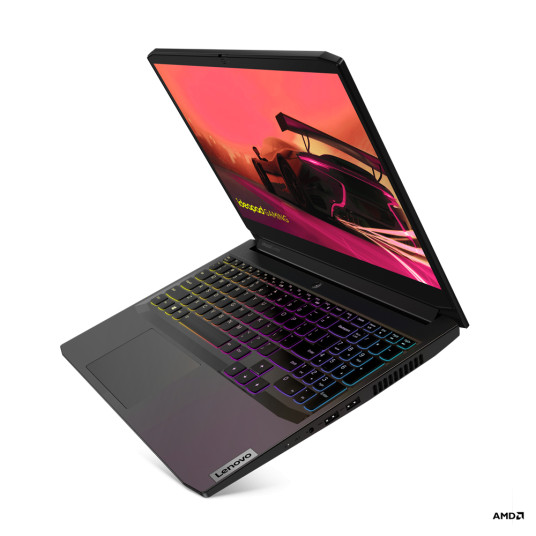 Lenovo IdeaPad Gaming 3 15ACH6, 15.6 FHD, AMD Ryzen 5 5500H, RAM 16GB (2x8), 512GB SSD, NVIDIA GeForce RTX 2050, Windows 11 Home, Shadow Black, 82K202CYMH