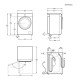 Pesukone-kuivausrumpu ELECTROLUX EW8W7607QE