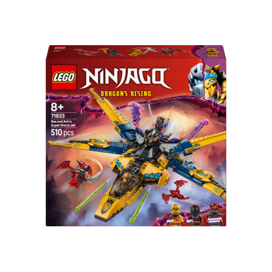LEGO® 71833 Ninjago Rasin ja Arinin Super Storm Jet