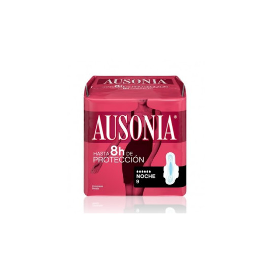 Ausonia Night With Wings terveyspyyhkeet 9 yksikköä