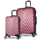 Matkalaukkusetti (2 kpl), Myvallice, Rose Gold, 37 L