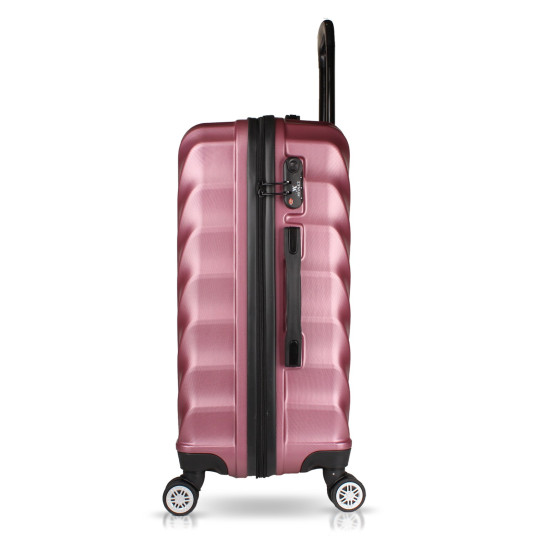 Matkalaukkusetti (2 kpl), Myvallice, Rose Gold, 37 L
