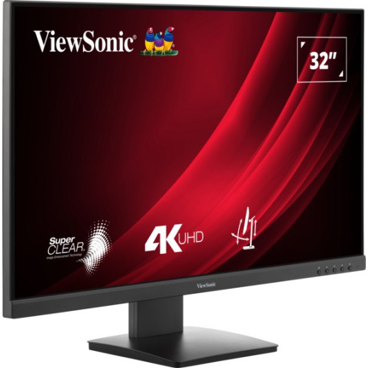 Viewsonic VG3208-4K Tietokonenäyttö 81,3 cm (32") 3840 x 2160 pikseliä 4K Ultra HD LED Musta