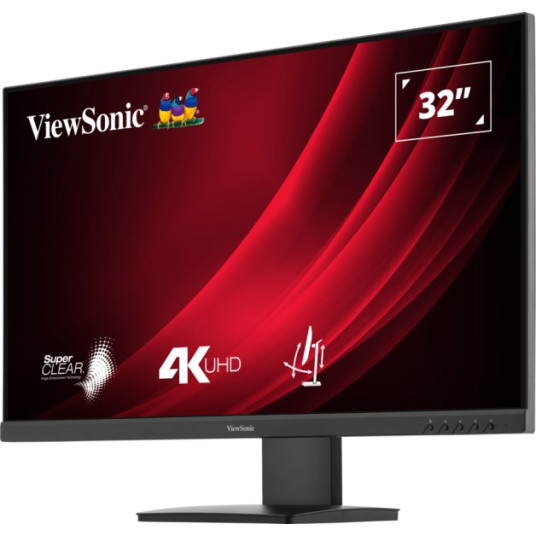 Viewsonic VG3208-4K Tietokonenäyttö 81,3 cm (32") 3840 x 2160 pikseliä 4K Ultra HD LED Musta