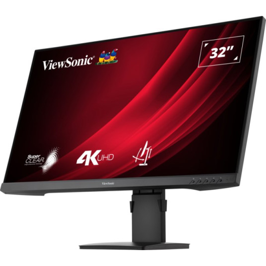 Viewsonic VG3208-4K Tietokonenäyttö 81,3 cm (32") 3840 x 2160 pikseliä 4K Ultra HD LED Musta