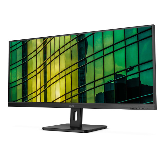 AOC U34E2M 34" 3440x1440/21:9/4ms/300dc/m2/ HDMI, DP, äänilähtö