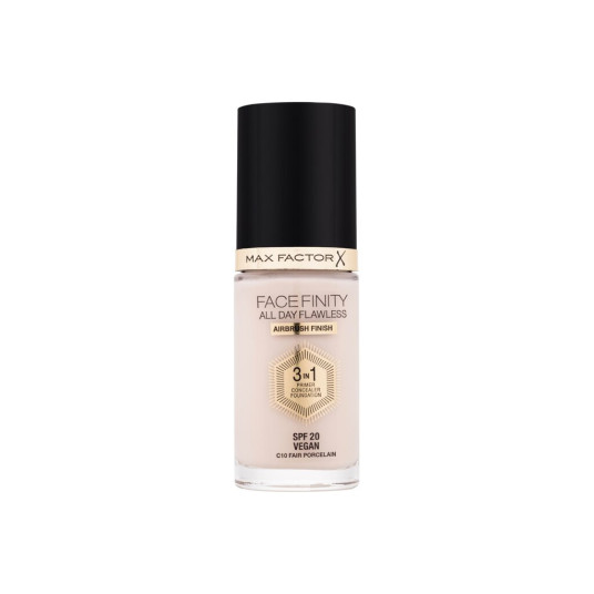 Max Factor Facefinity All Day Flawless 3 in 1 Foundation C10-Fair Posliini 30 ml