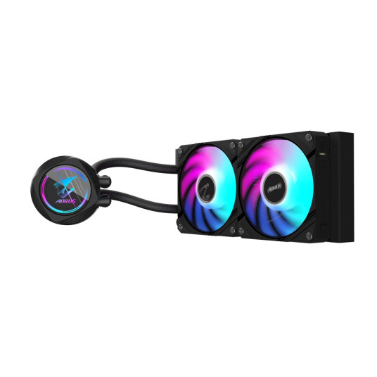 GIGABYTE AORUS WATERFORCE II 240 CPU Universal Liquid Cooler 12 cm Musta