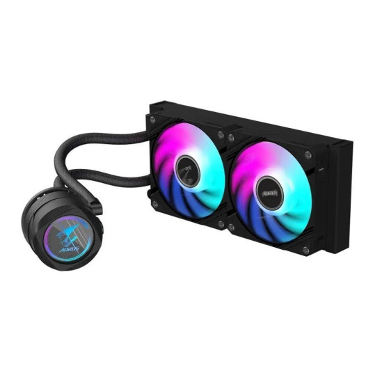 GIGABYTE AORUS WATERFORCE II 240 CPU Universal Liquid Cooler 12 cm Musta