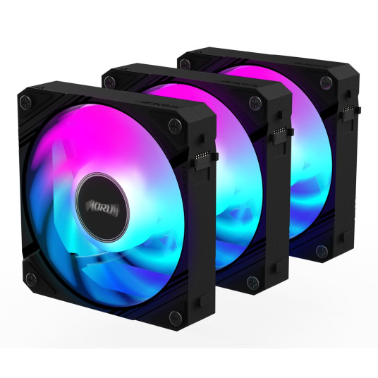 GIGABYTE AORUS EZ CHAIN FAN 120 (3-Pack) Emolevytuuletin 12 cm Musta 3 kpl 3 kpl
