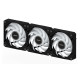 GIGABYTE AORUS EZ CHAIN FAN 120 (3-Pack) Emolevytuuletin 12 cm Musta 3 kpl 3 kpl
