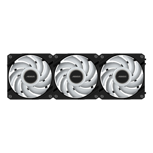 GIGABYTE AORUS EZ CHAIN FAN 120 (3-Pack) Emolevytuuletin 12 cm Musta 3 kpl 3 kpl