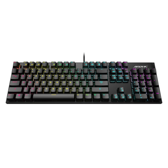 GIGABYTE AORUS K1 -pelinäppäimistö USB QWERTY Englanti Musta