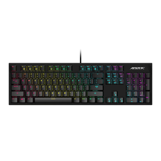 GIGABYTE AORUS K1 -pelinäppäimistö USB QWERTY Englanti Musta