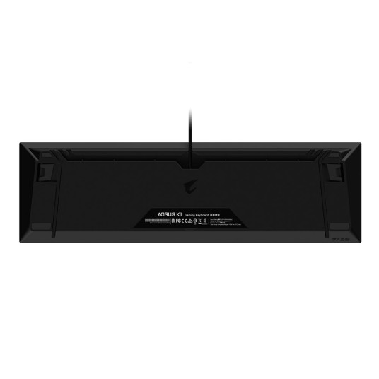 GIGABYTE AORUS K1 -pelinäppäimistö USB QWERTY Englanti Musta