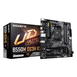 GIGABYTE B550M DS3H R2 emolevy AMD B550 AM4 micro ATX-korttipaikkaan