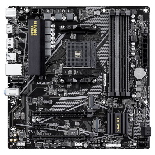 GIGABYTE B550M DS3H R2 emolevy AMD B550 AM4 micro ATX-korttipaikkaan