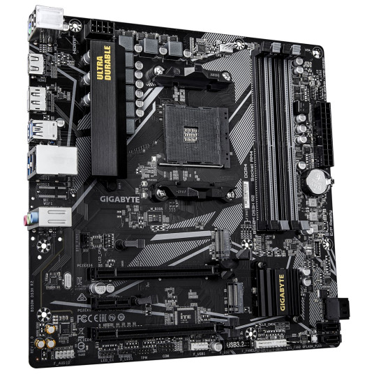 GIGABYTE B550M DS3H R2 emolevy AMD B550 AM4 micro ATX-korttipaikkaan