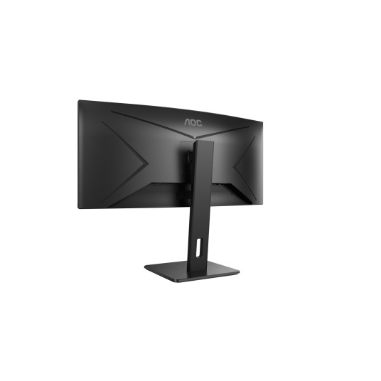 Näyttö AOC Kaareva näyttö CU34P2A 34 ", VA, 3440 × 1440, 21:9, 1 ms, 300 cd/m², musta, kuulokelähtö (3,5 mm)