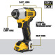 DEWALT DCF801D2-QW Sähköinen ruuvimeisseli tai iskutyökalu