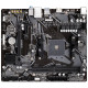 Gigabyte A520M K 1.0 M/B Prosessoriperhe AMD, Prosessorikanta AM4, DDR4 DIMM, Muistipaikat 2, Tuetut kiintolevyliitännät SATA, M.2, SATA-liittimien määrä 4, Piirisarja AMD A520, Micro ATX