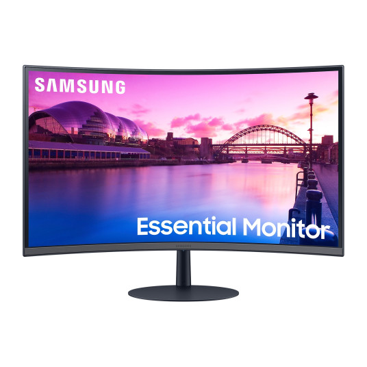 Samsung Kaareva näyttö LS27C390EAUXEN 27", VA, FHD, 1920 x 1080, 16:9, 4 ms, 250 cd/m², musta, 75 Hz, HDMI-porttien määrä 2