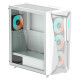 GIGABYTE C301 GLASS WHITE Midi Tower PC-kotelo Valkoinen