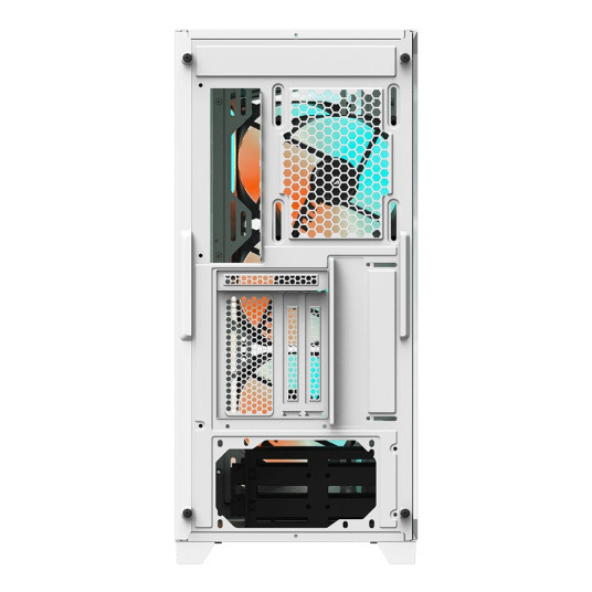 GIGABYTE C301 GLASS WHITE Midi Tower PC-kotelo Valkoinen